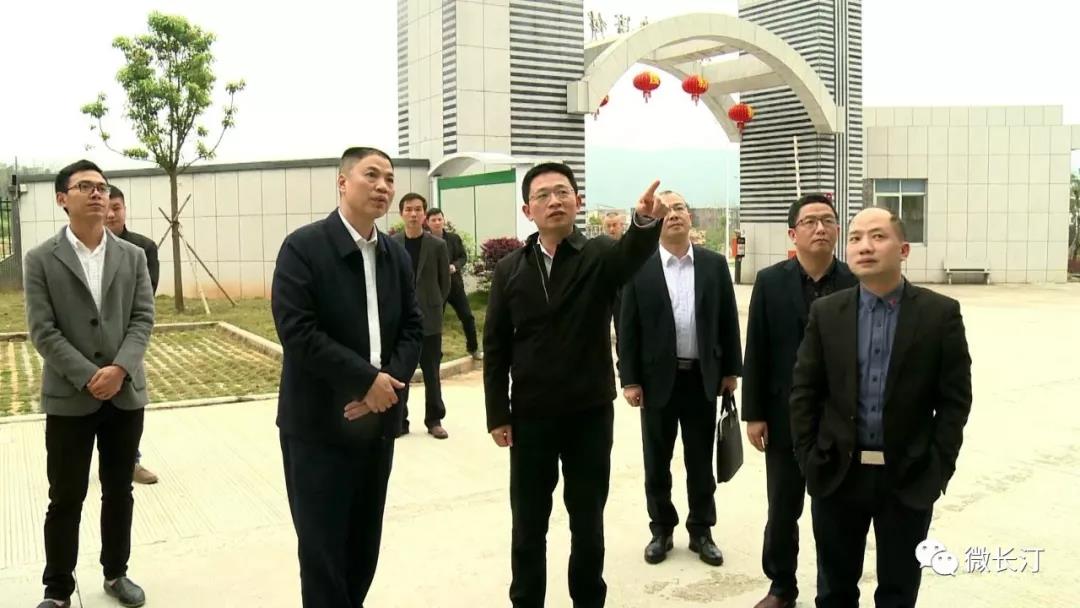 长汀县领导调研医疗器械产业园区建设情况