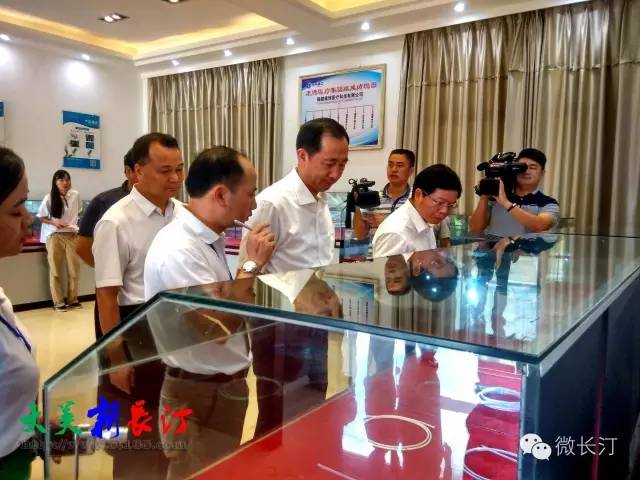 龙岩市领导李德金、林国耀到我司调研指导